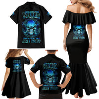 I Came Into This World Family Matching Mermaid Dress and Hawaiian Shirt - Wonder Print Shop