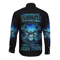 I Came Into This World Long Sleeve Button Shirt - Wonder Print Shop