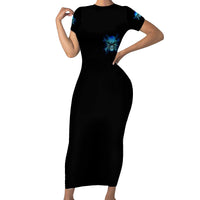 I Came Into This World Short Sleeve Bodycon Dress - Wonder Print Shop