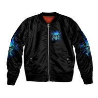 I Came Into This World Sleeve Zip Bomber Jacket - Wonder Print Shop