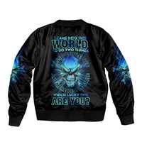 I Came Into This World Sleeve Zip Bomber Jacket - Wonder Print Shop