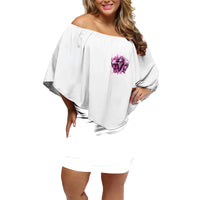 Always A Strong Women Skull Family Matching Off Shoulder Short Dress and Hawaiian Shirt - Wonder Print Shop