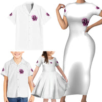 Always A Strong Women Skull Family Matching Short Sleeve Bodycon Dress and Hawaiian Shirt - Wonder Print Shop