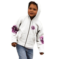 Always A Strong Women Skull Kid Hoodie - Wonder Print Shop