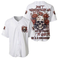 Don't Underestimate Me Baseball Jersey - Wonder Print Shop