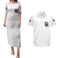 Don't Underestimate Me Couples Matching Puletasi Dress and Hawaiian Shirt - Wonder Print Shop