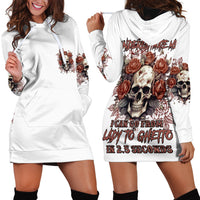Don't Underestimate Me Hoodie Dress - Wonder Print Shop