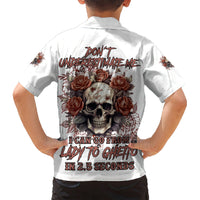 Don't Underestimate Me Kid Hawaiian Shirt - Wonder Print Shop