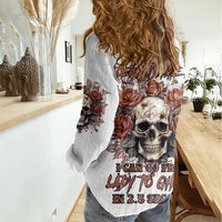 Don't Underestimate Me Women Casual Shirt - Wonder Print Shop