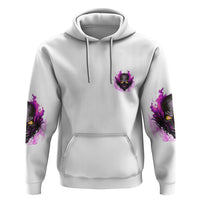 Walk Away Fire Eyes Skull Hoodie - Wonder Print Shop