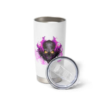Walk Away Fire Eyes Skull Tumbler Cup - Wonder Print Shop