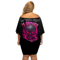 My Give A F Is Broken Family Matching Off Shoulder Short Dress and Hawaiian Shirt - Wonder Print Shop