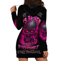 My Give A F Is Broken Hoodie Dress - Wonder Print Shop