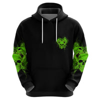 I'm Never Alone Skull Demon Hoodie - Wonder Print Shop