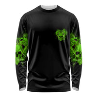 I'm Never Alone Skull Demon Long Sleeve Shirt - Wonder Print Shop