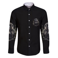 Hello Darkness My Old Friend Halloween Witch Family Matching Puletasi Dress and Hawaiian Shirt - Wonder Print Shop