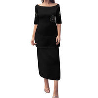 Hello Darkness My Old Friend Halloween Witch Family Matching Puletasi Dress and Hawaiian Shirt - Wonder Print Shop