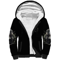 Hello Darkness My Old Friend Halloween Witch Sherpa Hoodie - Wonder Print Shop