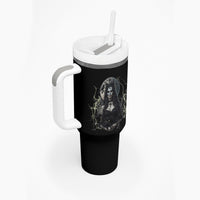 Hello Darkness My Old Friend Halloween Witch Tumbler With Handle - Wonder Print Shop