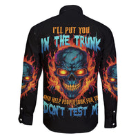 I'll Put You In The Trunk Family Matching Tank Maxi Dress and Hawaiian Shirt - Wonder Print Shop