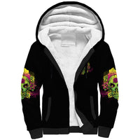 I'm A B With A Low Bullshit Tolerance Don't Try Me Sherpa Hoodie - Wonder Print Shop