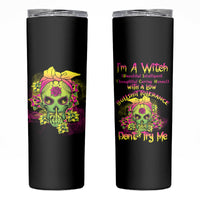 I'm A B With A Low Bullshit Tolerance Don't Try Me Skinny Tumbler - Wonder Print Shop