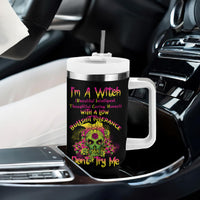 I'm A B With A Low Bullshit Tolerance Don't Try Me Tumbler With Handle - Wonder Print Shop