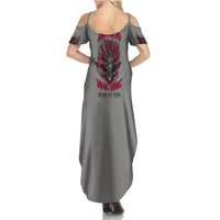Your Demons Hide Under Your Bed Summer Maxi Dress - Wonder Print Shop