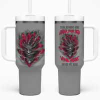 Your Demons Hide Under Your Bed Tumbler With Handle - Wonder Print Shop