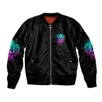 Once I Get An Attitude Reaper Bomber Jacket - Wonder Print Shop