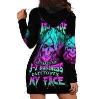 Once I Get An Attitude Reaper Hoodie Dress - Wonder Print Shop