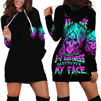 Once I Get An Attitude Reaper Hoodie Dress - Wonder Print Shop