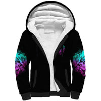 Once I Get An Attitude Reaper Sherpa Hoodie - Wonder Print Shop