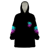 Once I Get An Attitude Reaper Wearable Blanket Hoodie - Wonder Print Shop