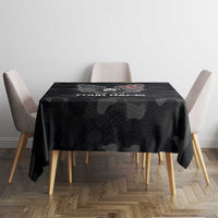Custom American Flag Billiards Tablecloth with 8-Ball Wings and Camo Background - Wonder Print Shop