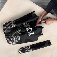 Custom American Flag Billiards Umbrella with 8-Ball Wings and Camo Background - Wonder Print Shop