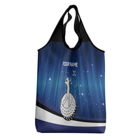 Custom Galaxy Golf Grocery Bag with Golfer Silhouette, Golf Ball Design - Wonder Print Shop