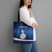 Custom Galaxy Golf Tote Bag with Golfer Silhouette, Golf Ball Design - Wonder Print Shop