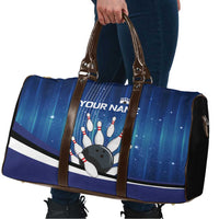 Custom Galaxy Bowling Travel Bag with Striking Pins and Ball Design - Wonder Print Shop