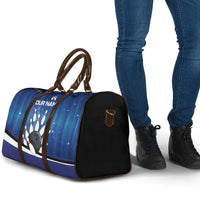 Custom Galaxy Bowling Travel Bag with Striking Pins and Ball Design - Wonder Print Shop