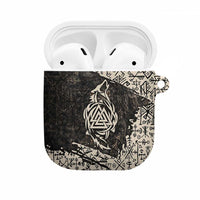 Fenrir AirPods Case with Norse Symbols and Howling Wolf Viking Mythology Tribute - Wonder Print Shop
