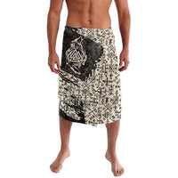 Fenrir Lavalava with Norse Symbols and Howling Wolf Viking Mythology Tribute - Wonder Print Shop