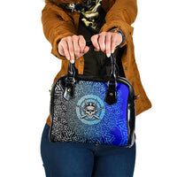 Viking Skull Shoulder Handbag with Horned Helmet and Swords Nordic Warrior Tribute - Wonder Print Shop