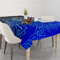 Viking Skull Tablecloth with Horned Helmet and Swords Nordic Warrior Tribute - Wonder Print Shop
