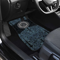 Viking Vegvisir Symbol Car Mats with Runes and Intricate Knotwork Norse Protection Tribute - Wonder Print Shop