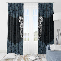 Viking Vegvisir Symbol Window Curtain with Runes and Intricate Knotwork Norse Protection Tribute - Wonder Print Shop