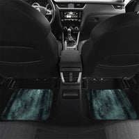 Spirit Guide Wolf Car Mats with Forest Background Tribal Paw Print with Nature Symbols Native American - Wonder Print Shop