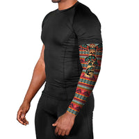 Thunderbird Totem Arm Sleeves Native American Geometric Tribal - Pacific Northwest Indigenous Art - Wonder Print Shop