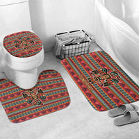 Thunderbird Totem Bathroom Set Native American Geometric Tribal - Pacific Northwest Indigenous Art - Wonder Print Shop