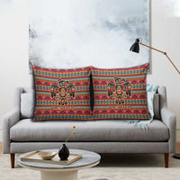 Thunderbird Totem Pillow Cover Native American Geometric Tribal - Pacific Northwest Indigenous Art - Wonder Print Shop